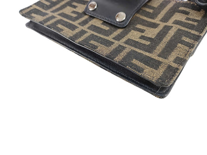 Fendi Brown Canvas Zucca