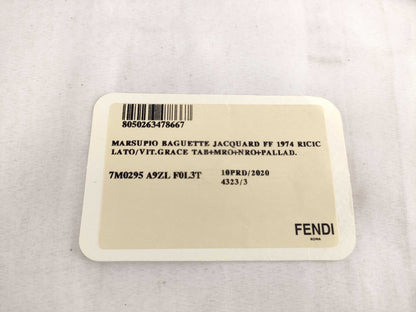 Fendi Brown Canvas Zucca