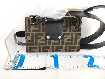 Fendi Brown Canvas Zucca