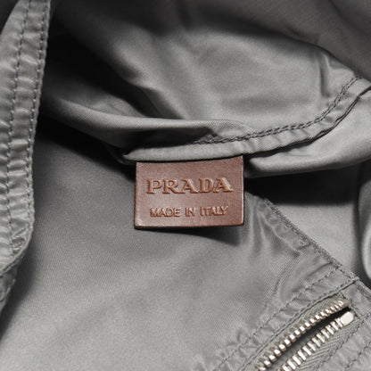 Prada Gray Synthetic Tote