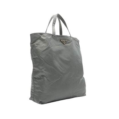 Prada Gray Synthetic Tote