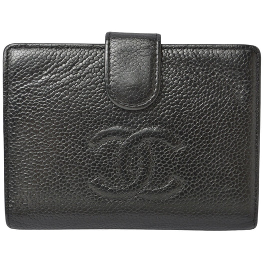 Chanel Black Leather Wallet