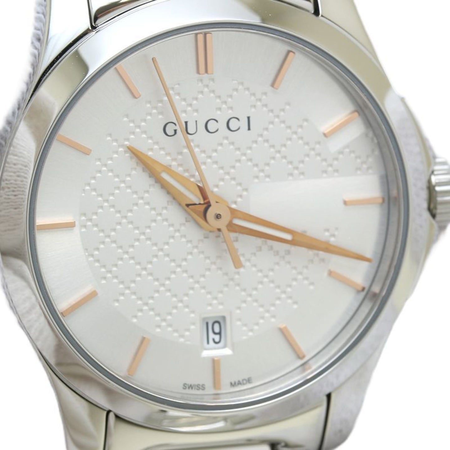 Gucci Silver Steel G-timeless
