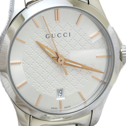 Gucci Silver Steel G-timeless