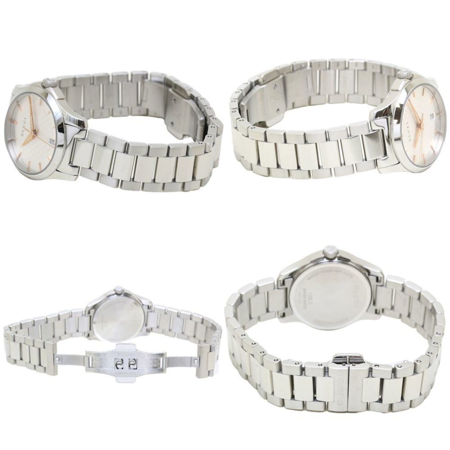 Gucci Silver Steel G-timeless
