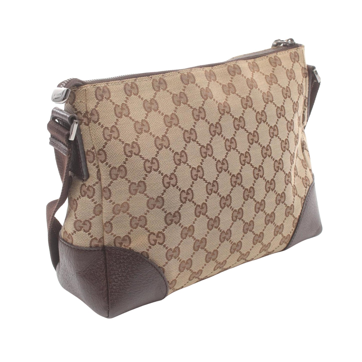 Gucci Brown Canvas Gg Canvas