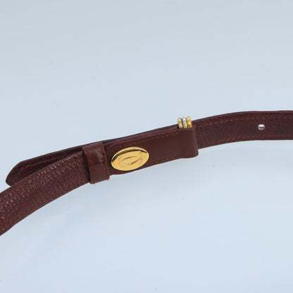 Cartier Red Leather Must Line