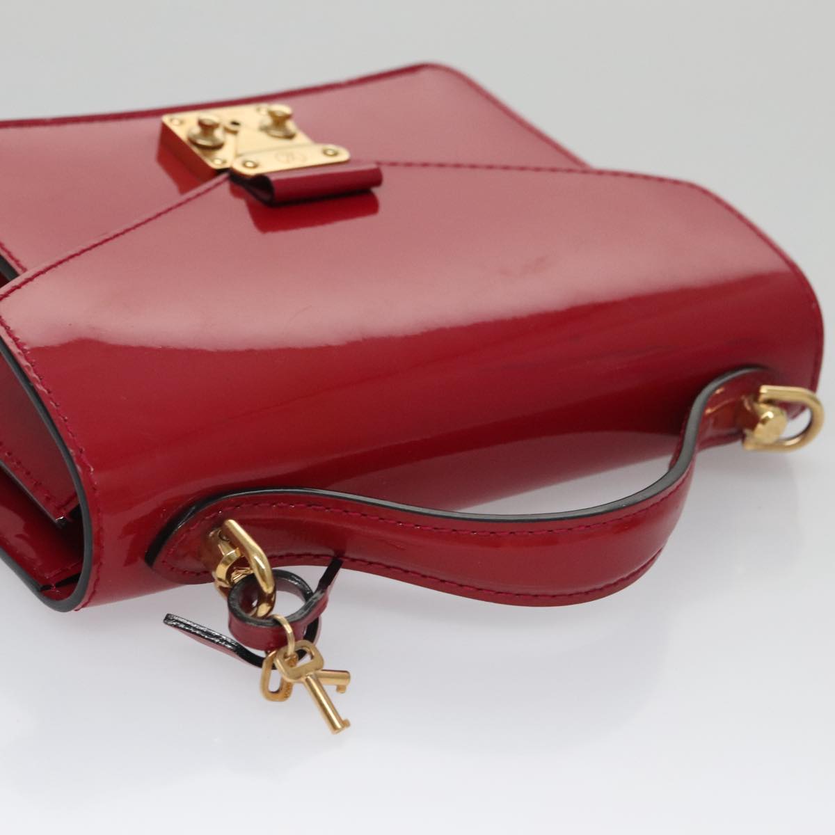 Louis Vuitton Red Patent Leather Monceau