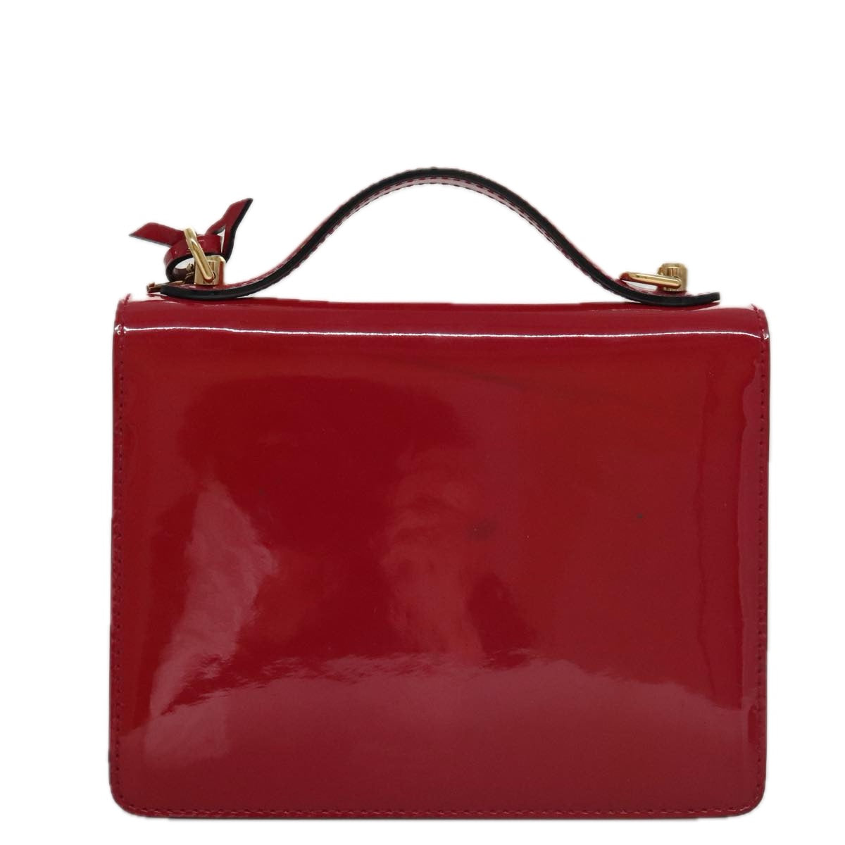 Louis Vuitton Red Patent Leather Monceau