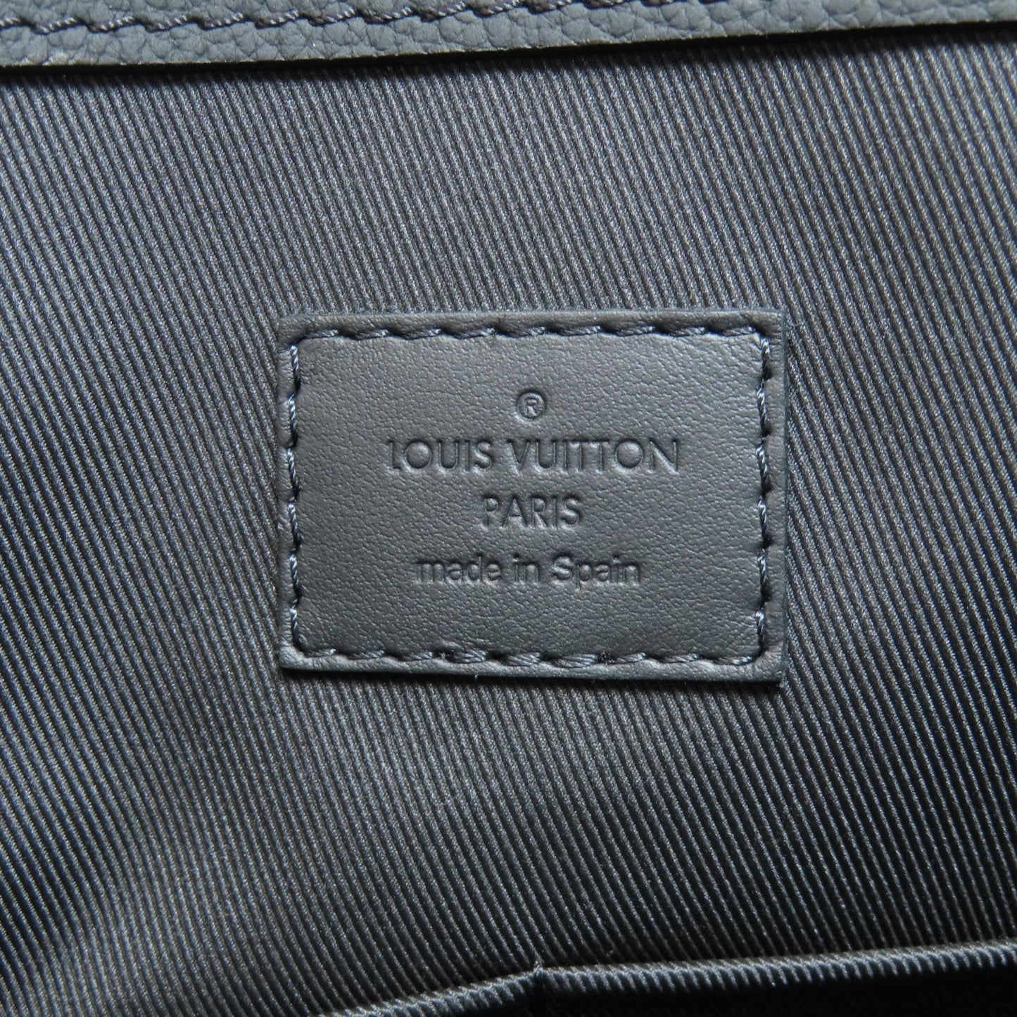 Louis Vuitton Black Leather Takeoff Tote