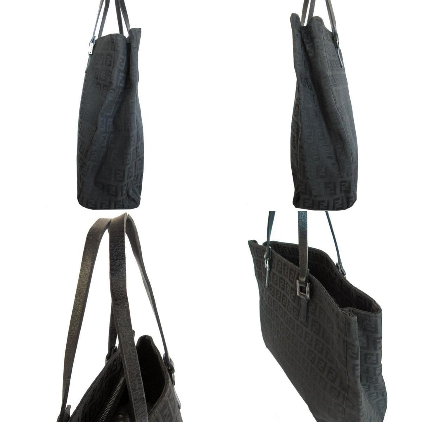 Fendi Black Canvas Zucchino