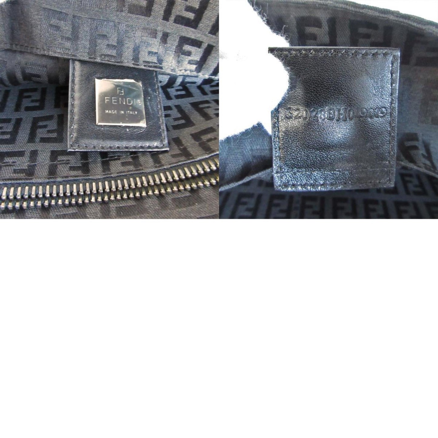 Fendi Black Canvas Zucchino