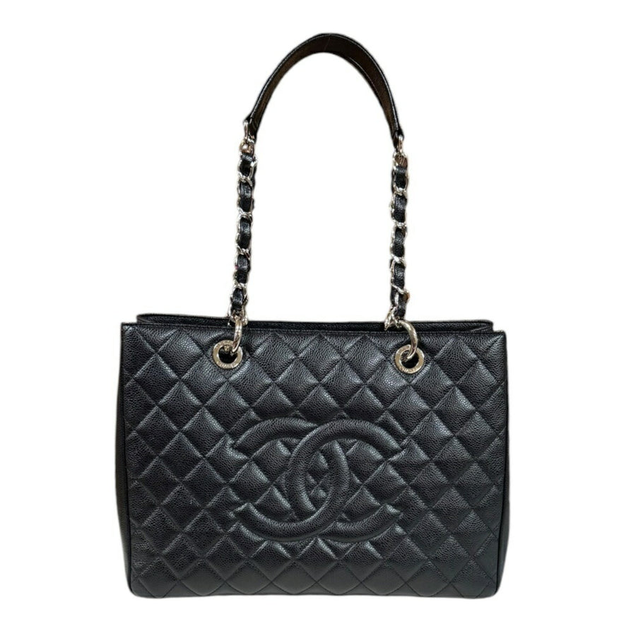 Chanel Black Leather Grand Shopping