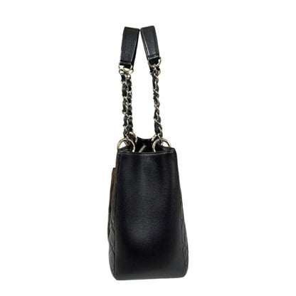 Chanel Black Leather Grand Shopping