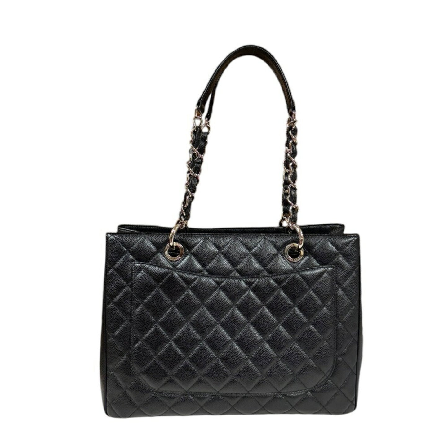 Chanel Black Leather Grand Shopping