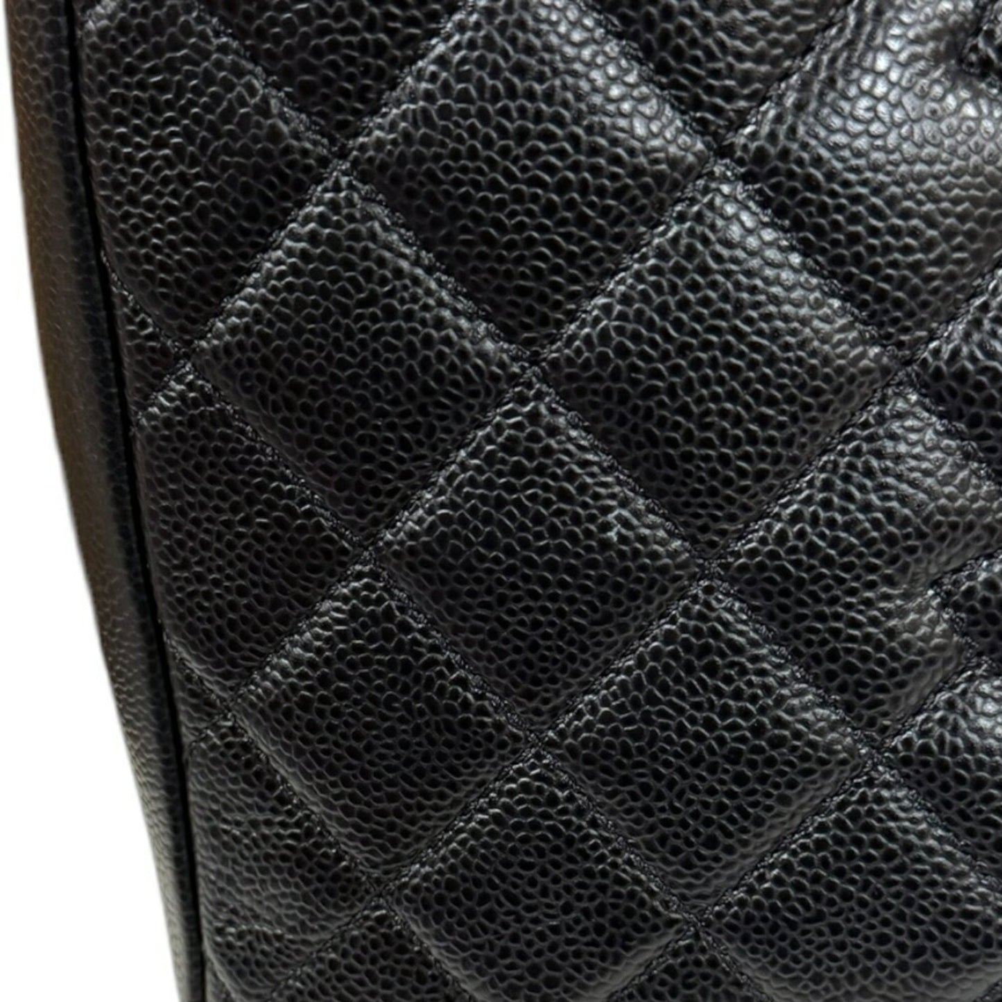 Chanel Black Leather Grand Shopping