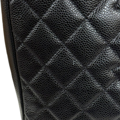 Chanel Black Leather Grand Shopping