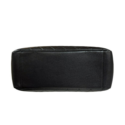 Chanel Black Leather Grand Shopping