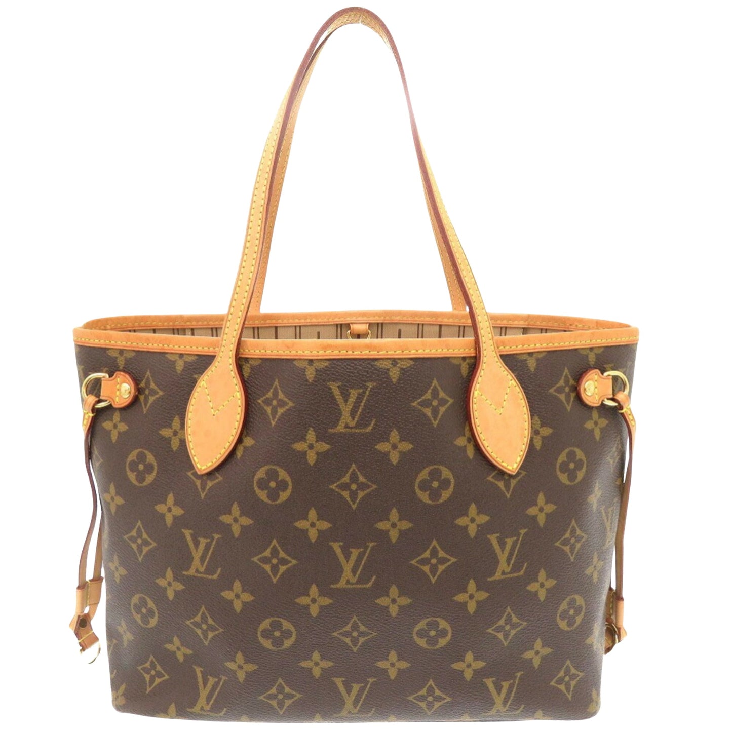 Louis Vuitton Brown Canvas Neverfull Pm