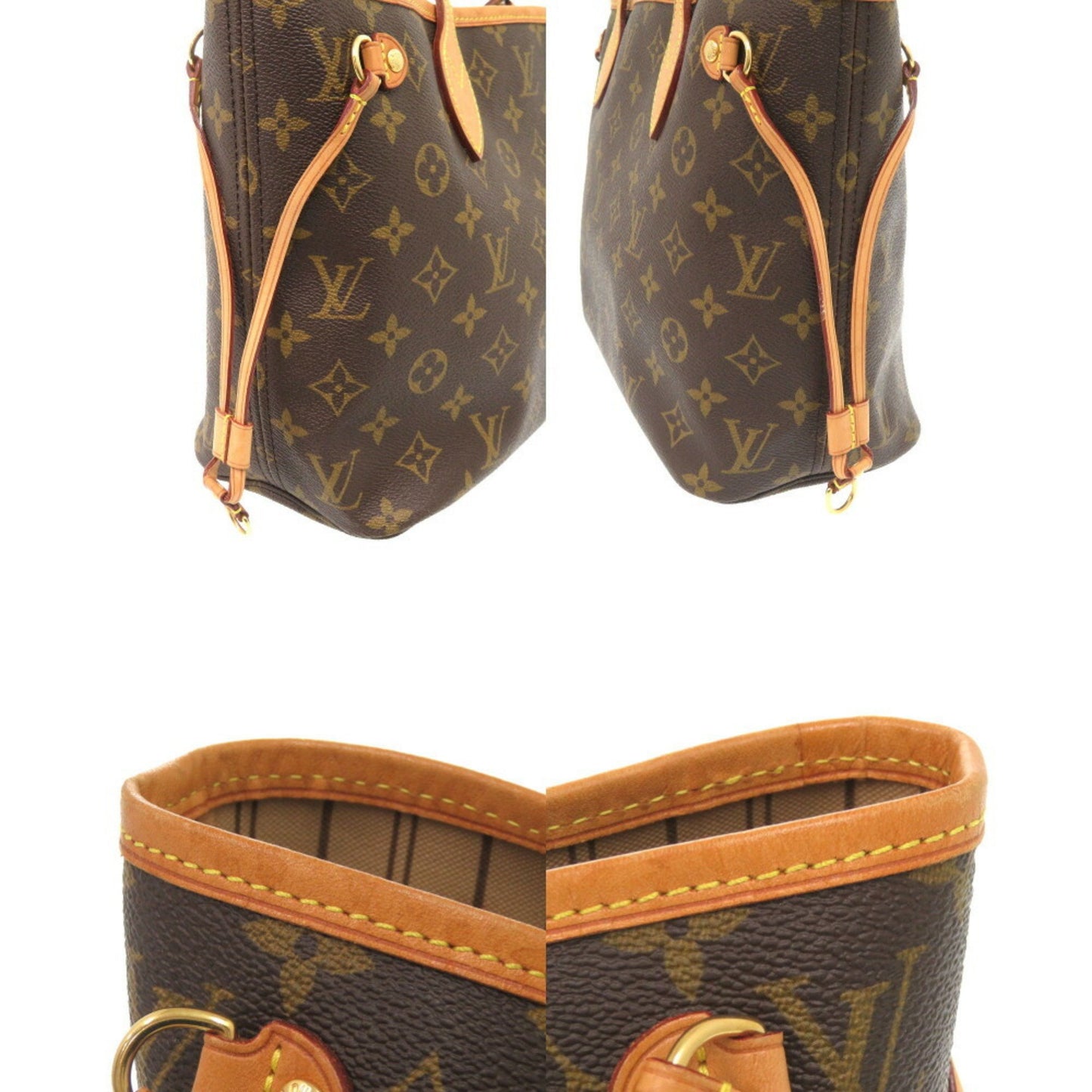 Louis Vuitton Brown Canvas Neverfull Pm