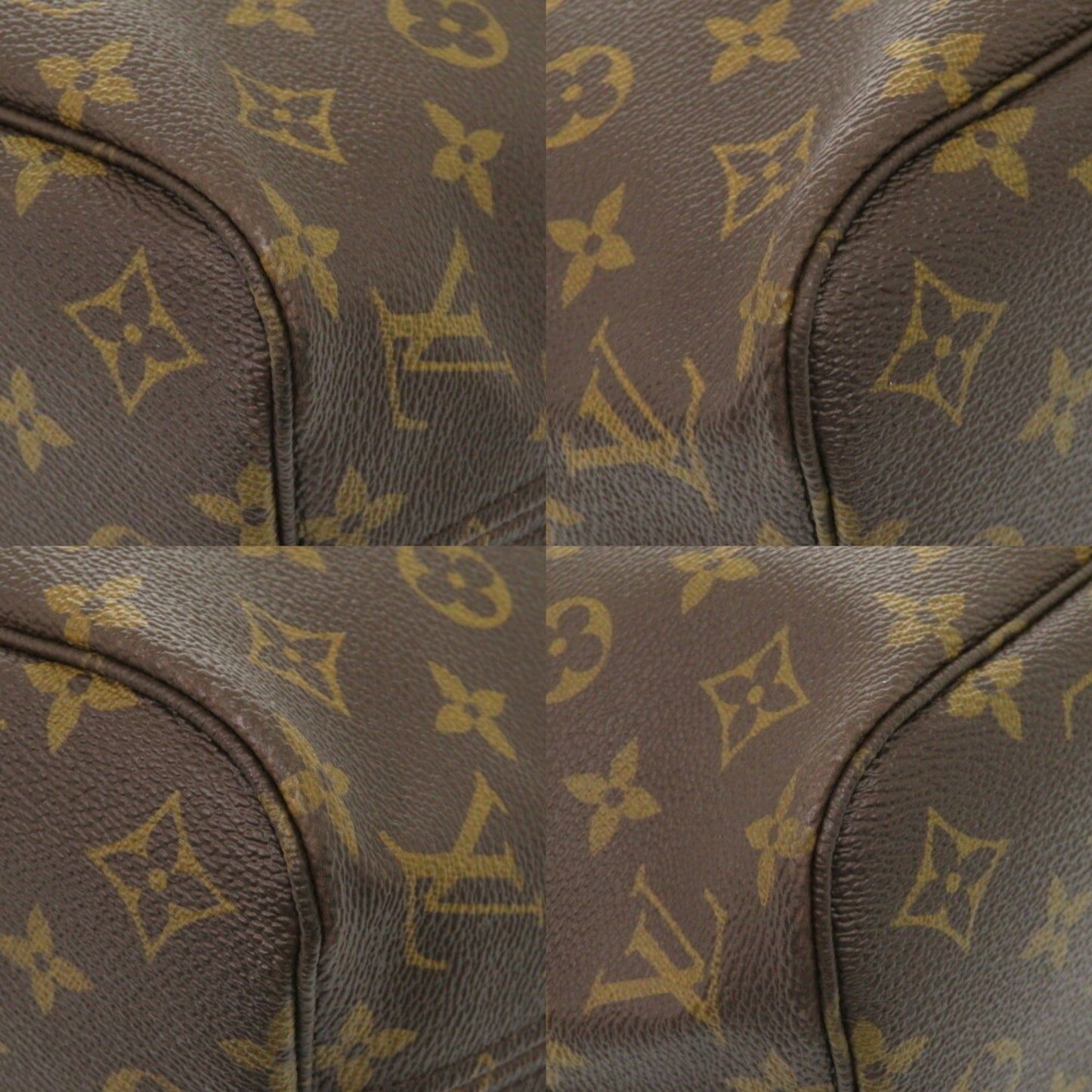 Louis Vuitton Brown Canvas Neverfull Pm