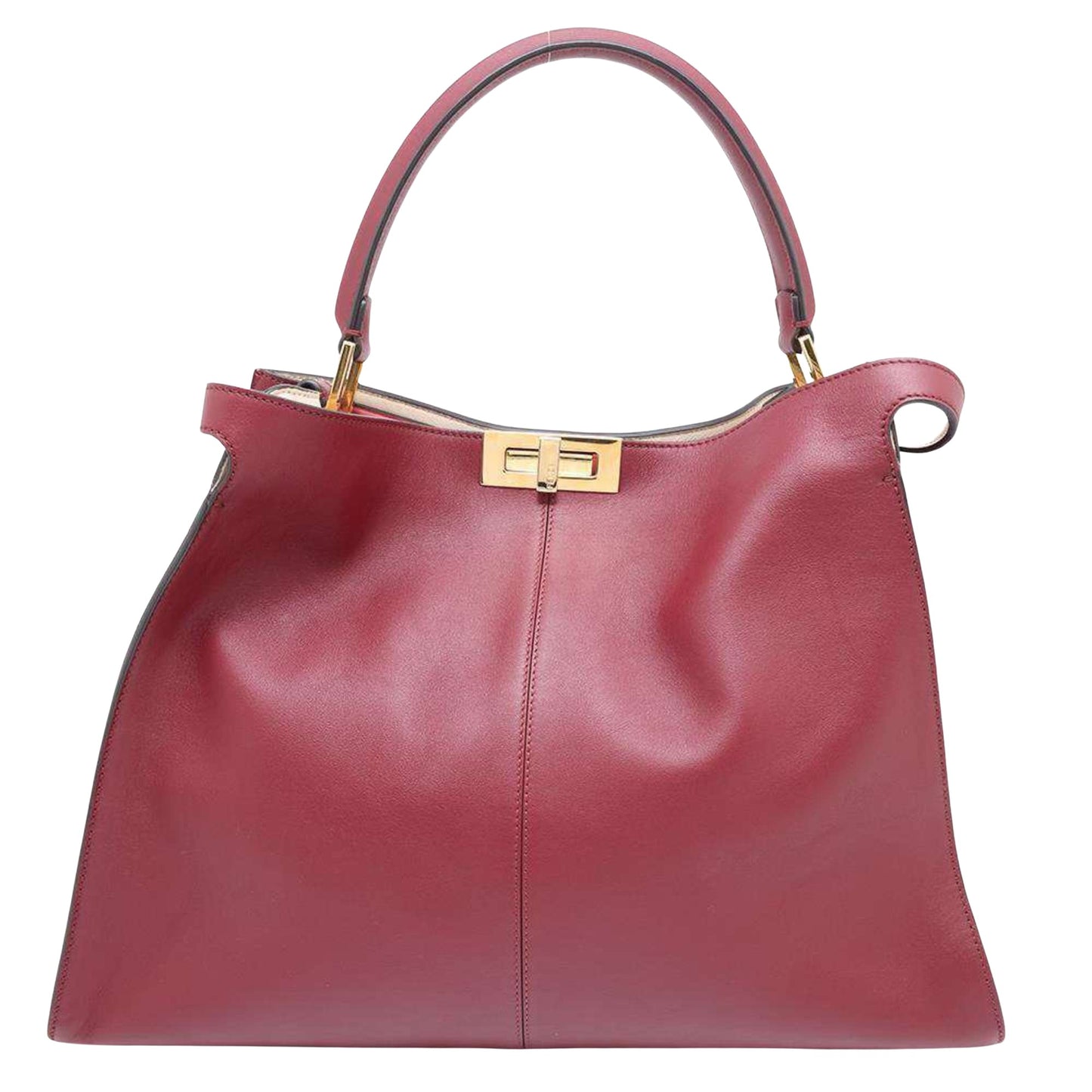 Fendi Red Leather Peekaboo