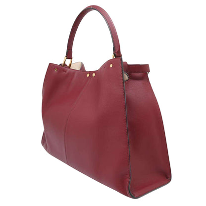 Fendi Red Leather Peekaboo
