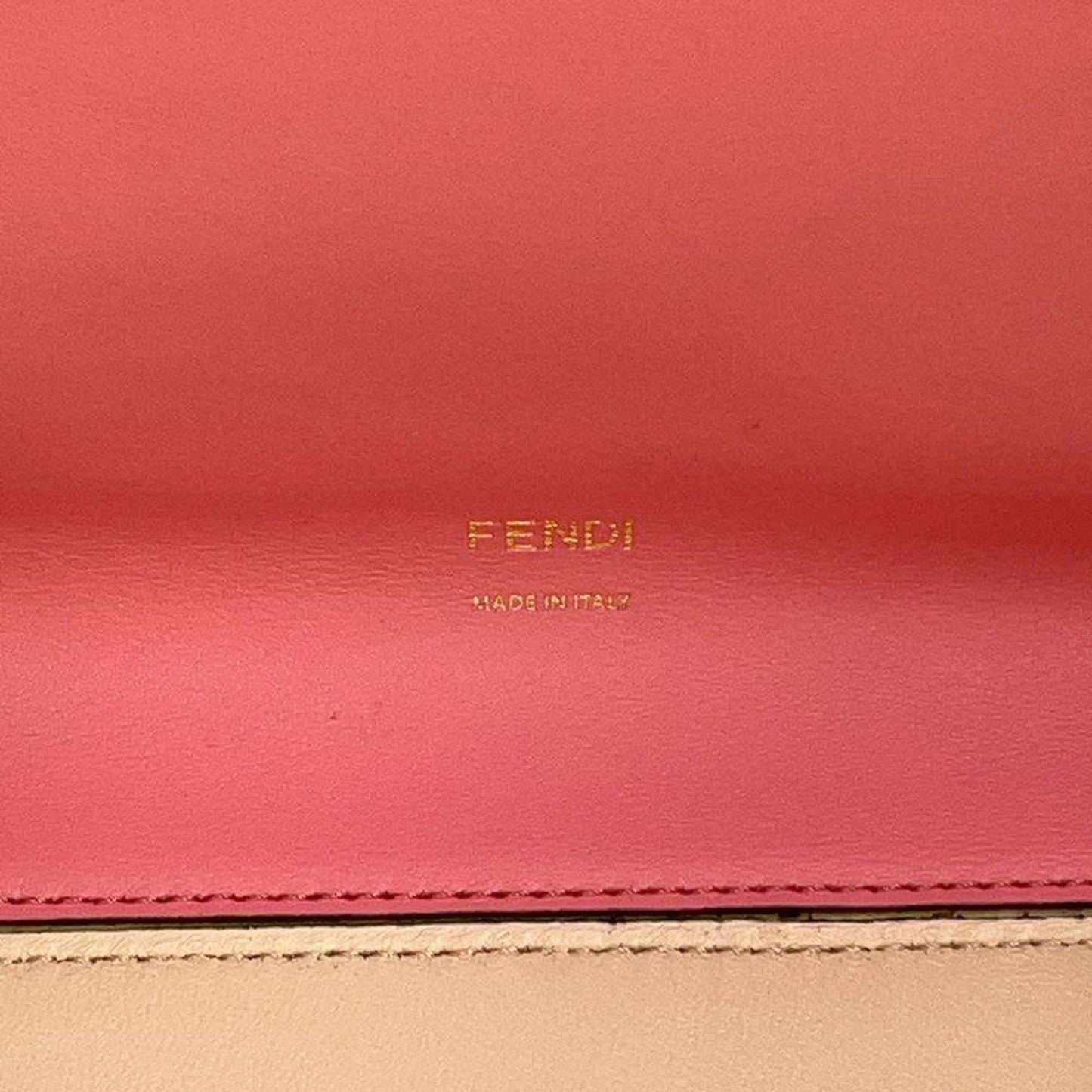 Fendi Red Leather Peekaboo