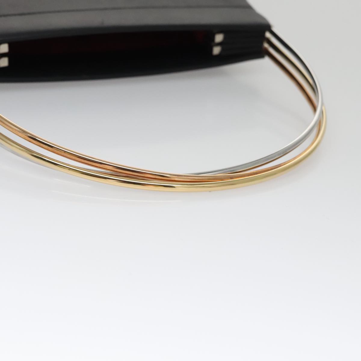 Cartier Black Leather Trinity