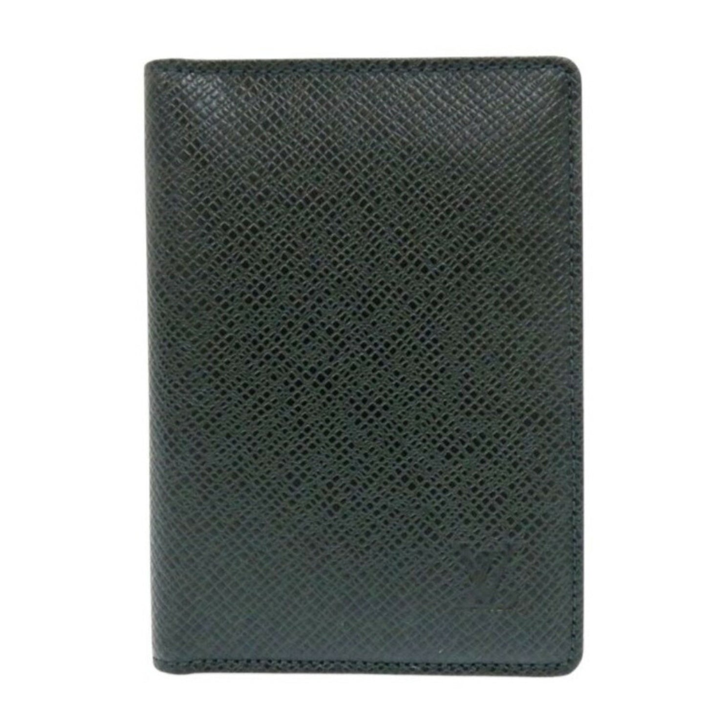 Louis Vuitton Green Leather Porte Carte Double