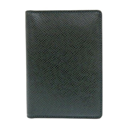 Louis Vuitton Green Leather Porte Carte Double