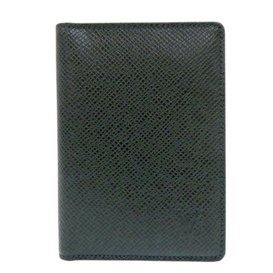 Louis Vuitton Green Leather Porte Carte Double