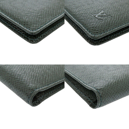 Louis Vuitton Green Leather Porte Carte Double