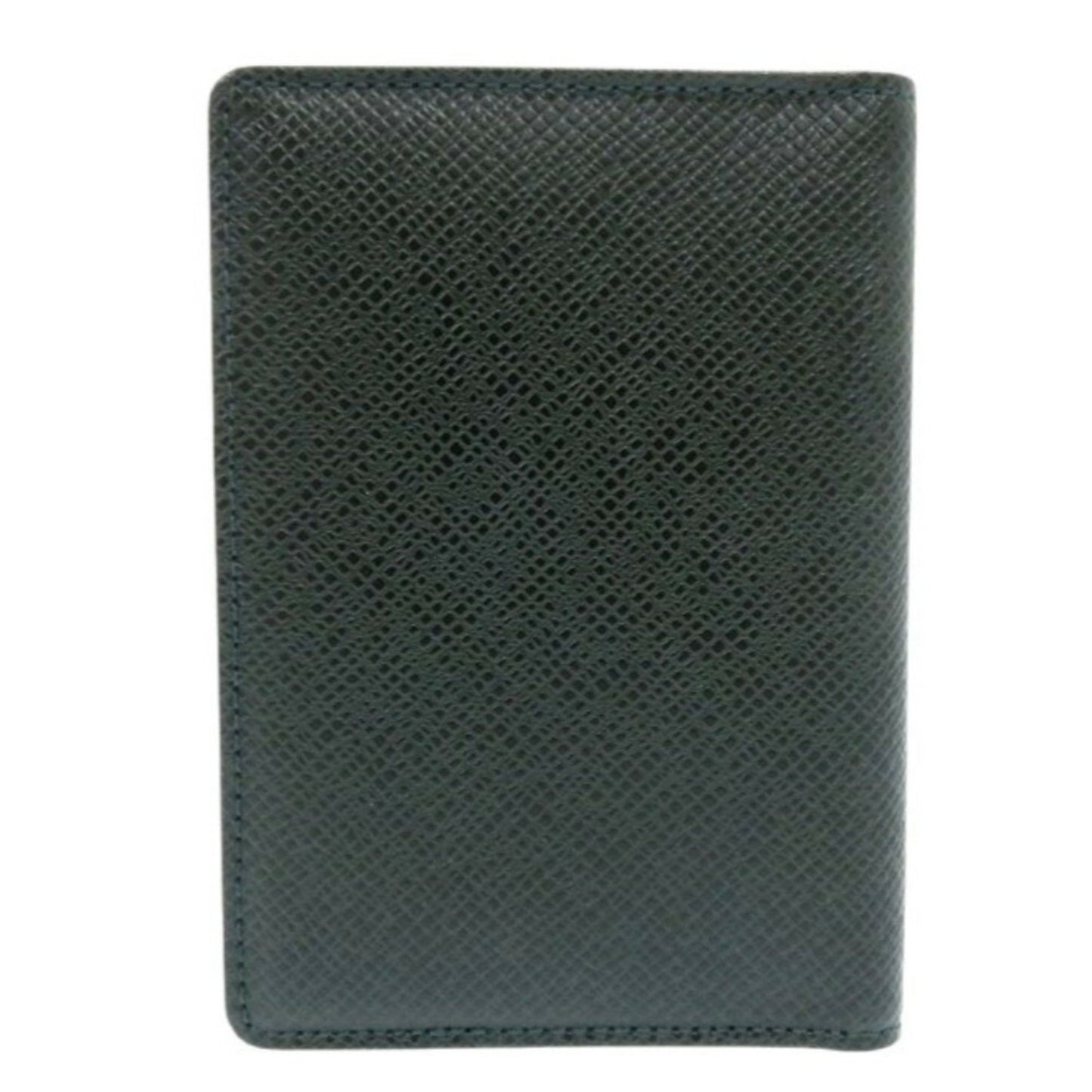 Louis Vuitton Green Leather Porte Carte Double