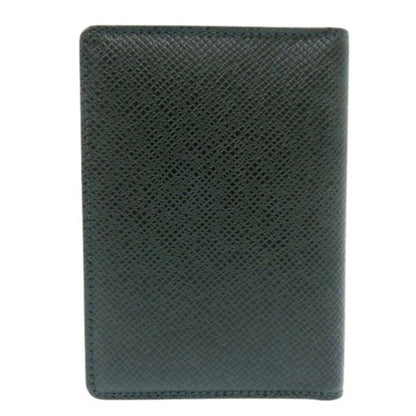 Louis Vuitton Green Leather Porte Carte Double