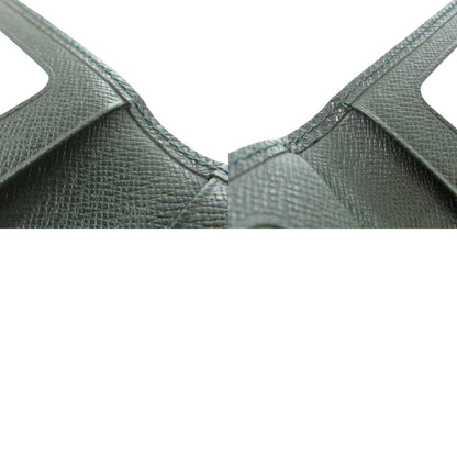 Louis Vuitton Green Leather Porte Carte Double