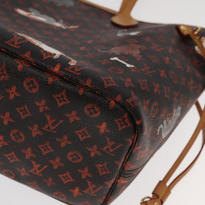 Louis Vuitton Black Canvas Neverfull Mm