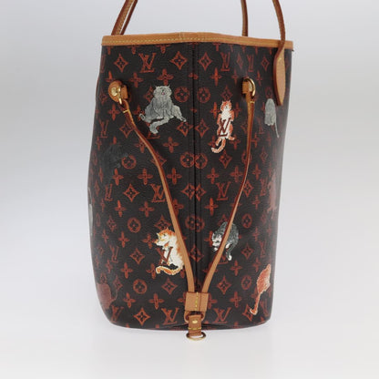 Louis Vuitton Black Canvas Neverfull Mm