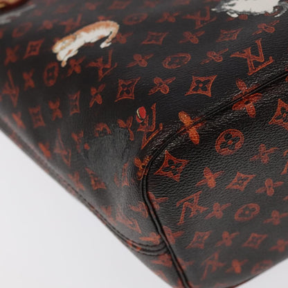 Louis Vuitton Black Canvas Neverfull Mm