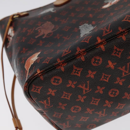 Louis Vuitton Black Canvas Neverfull Mm