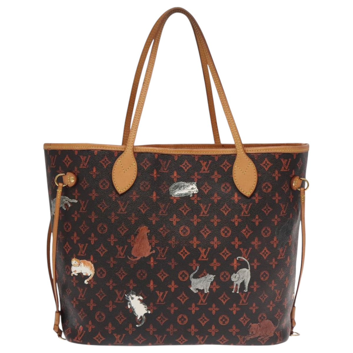 Louis Vuitton Black Canvas Neverfull Mm