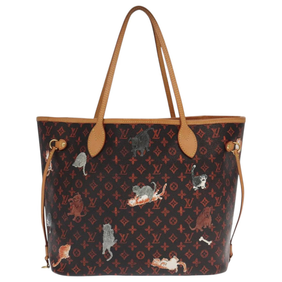 Louis Vuitton Black Canvas Neverfull Mm