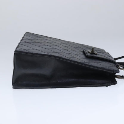 Chanel Black Leather Coco Mark