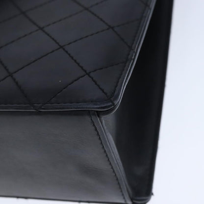 Chanel Black Leather Coco Mark