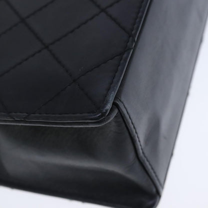 Chanel Black Leather Coco Mark