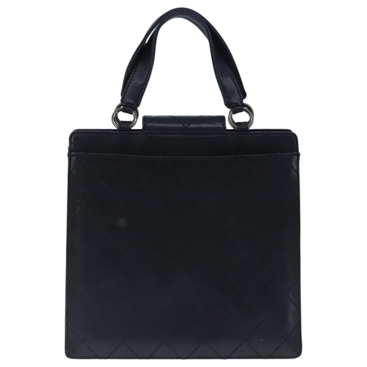Chanel Black Leather Coco Mark