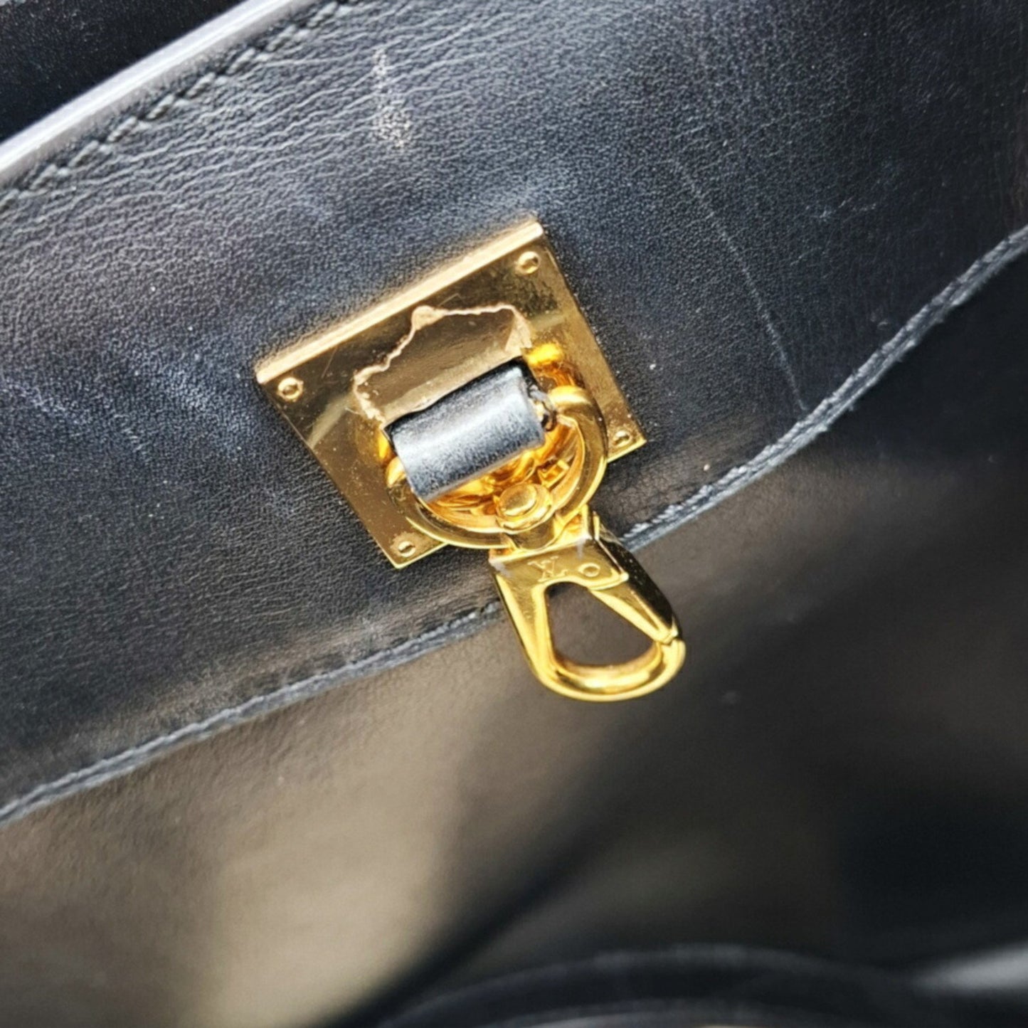 Louis Vuitton Black Leather City Steamer