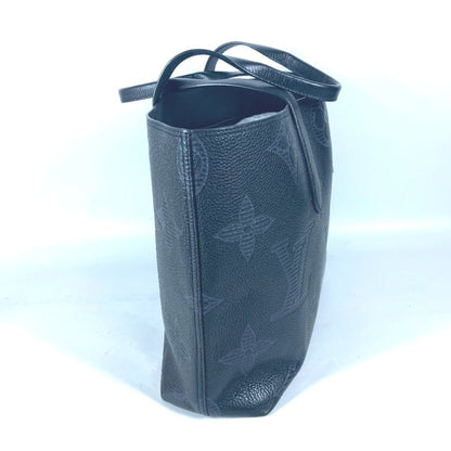 Louis Vuitton Black Leather Cabas Voyage