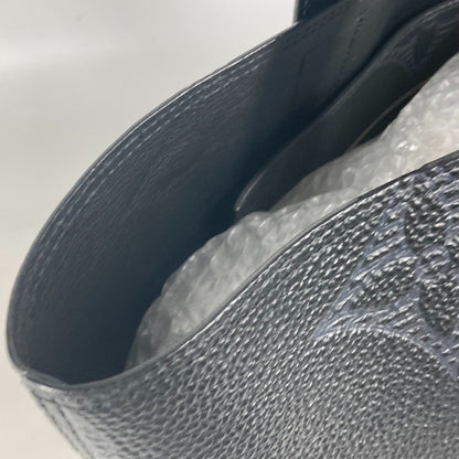 Louis Vuitton Black Leather Cabas Voyage