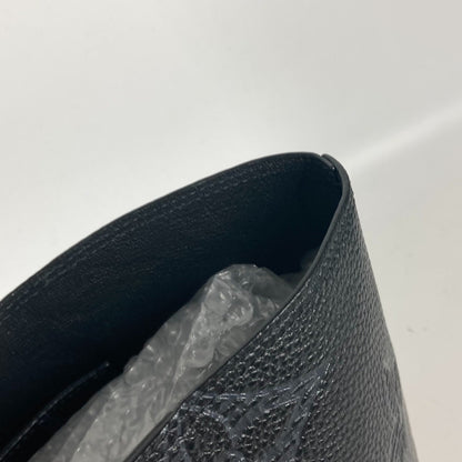 Louis Vuitton Black Leather Cabas Voyage